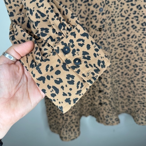 Abercrombie & Fitch Leopard Dress Size L - Picture 7 of 8